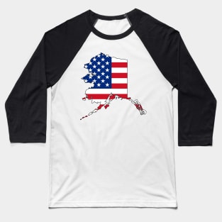 Alaska USA Baseball T-Shirt